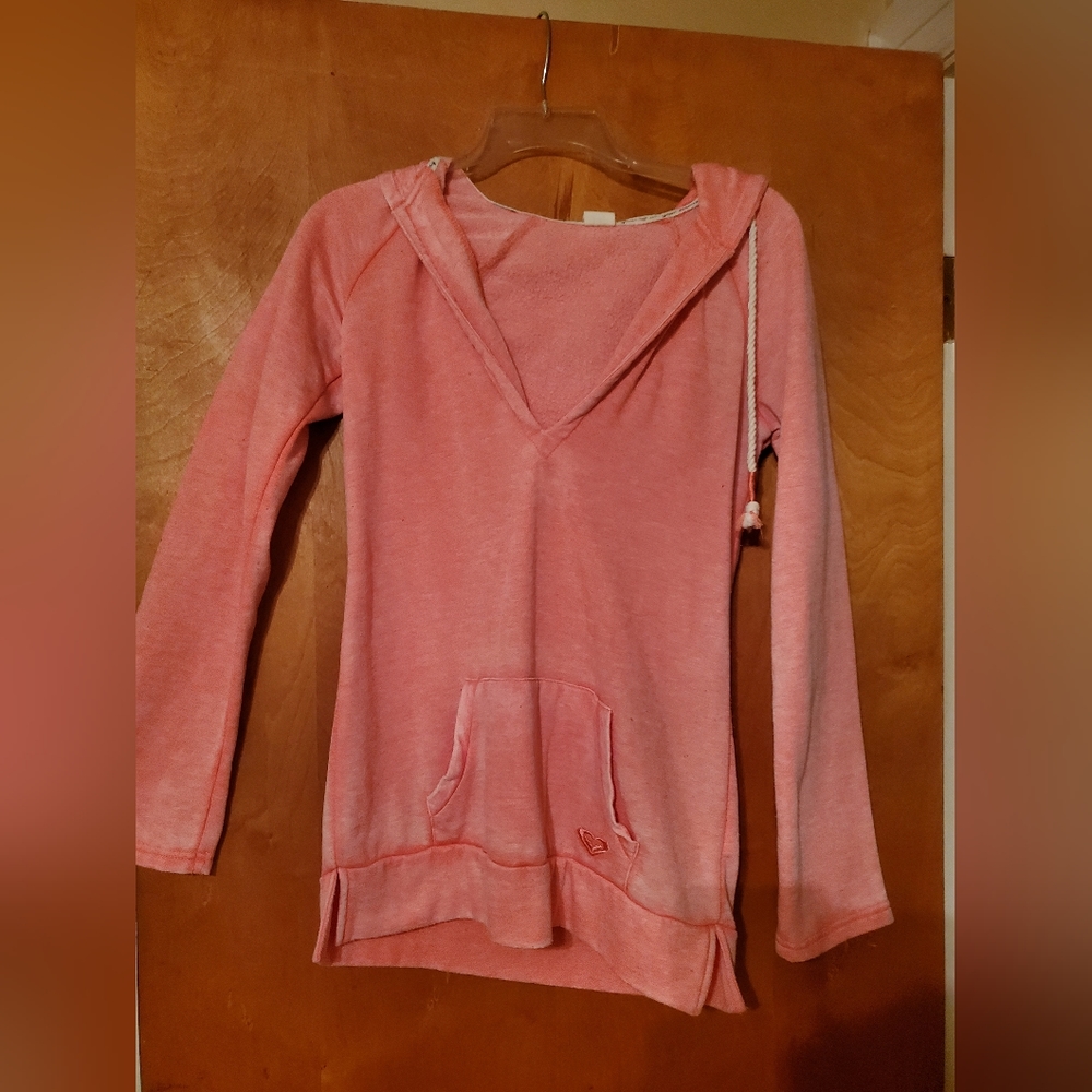 Roxy salmon pink hoodie